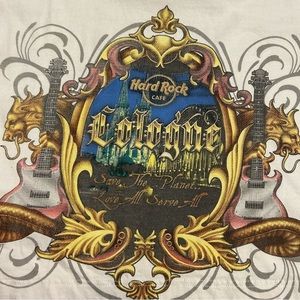 Hard Rock Cafe Cropped T Shirt